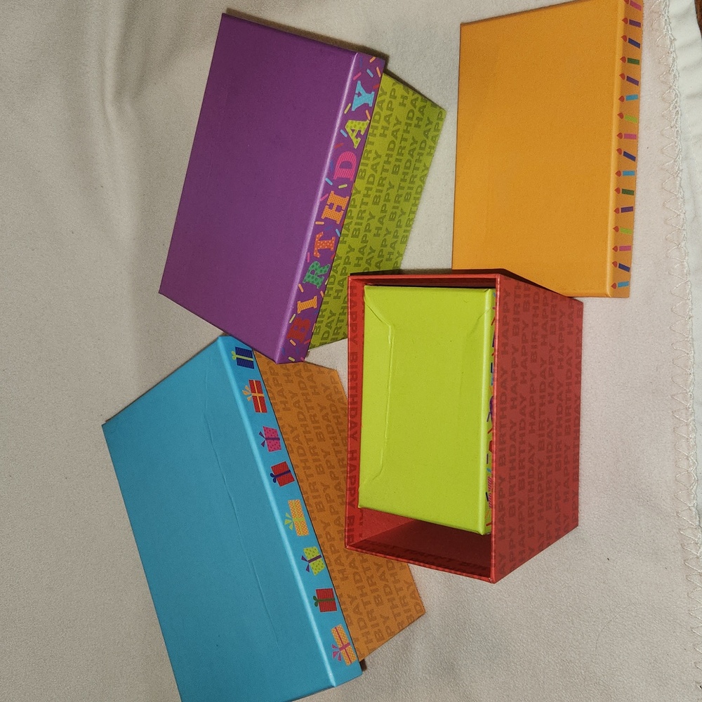 Colorful Nesting Happy Birthday Boxes (5) - Picture 5 of 8